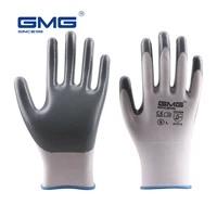 hot sales 6 pairs work gloves gmg safety garden mechanic protective gloves women men gloves nitrile working gloves