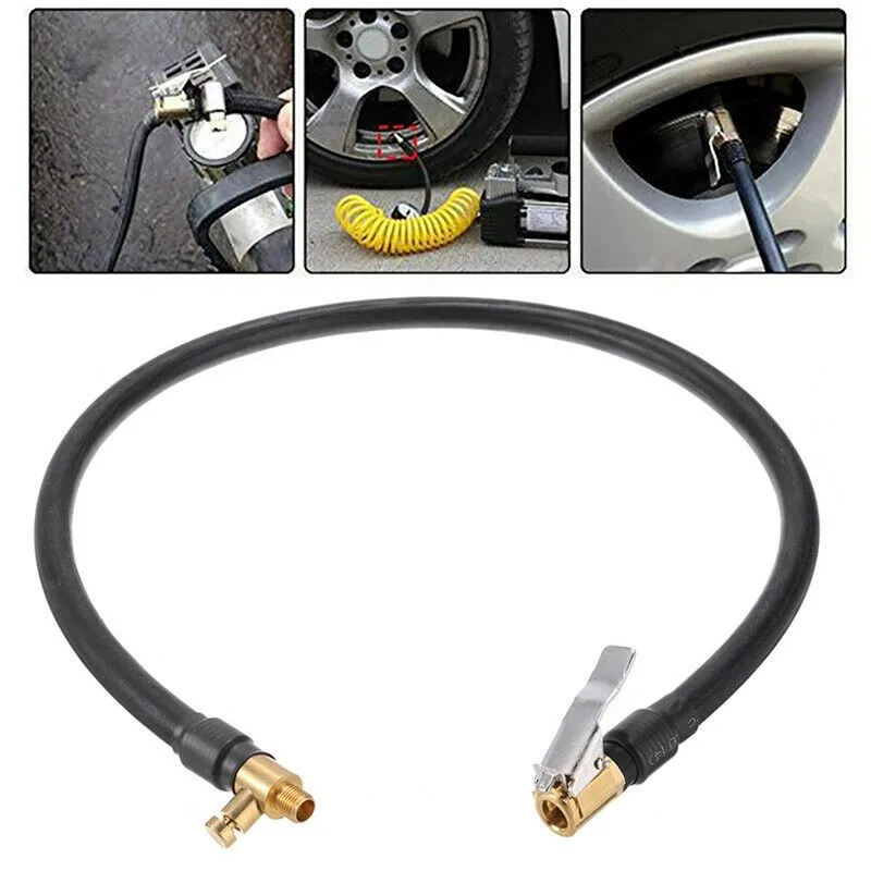 

Tire Inflator Pump Extension Hose Tire Mouth Adapter Car Quick-Connecting