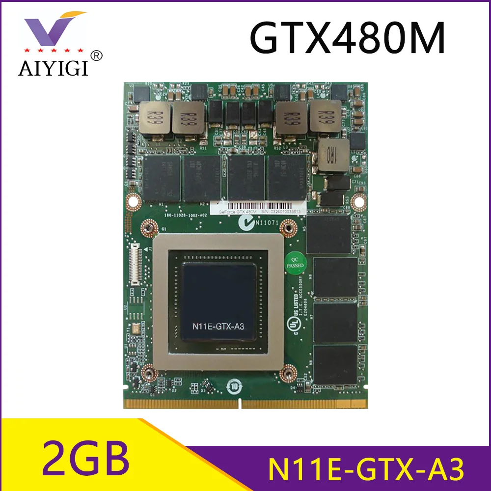 GTX480M GTX 480M GDDR5 2 гб N11E A3 видео Графика карты с X скоба для Clevo W86cu W860cu W860tu M860tu 100% Тесты