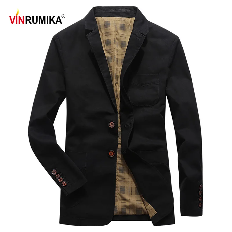 Новинка 2020 осенний мужской деловой Повседневный брендовый Блейзер облегающий