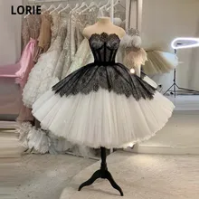 Lorie vestido de baile tulle clássico marfim, vestido preto, vestido de baile, saia curta puff, meninas, dança até o joelho, vestidos de festa de tarde (2)