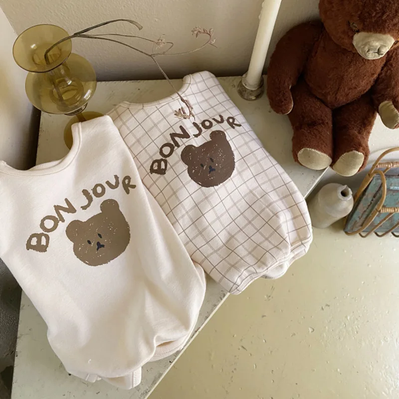 

Autumn Baby T-shirts 2021 New Cute Bear Print Boys Long Sleeve Sweatshirt Cotton Baby Girl Cartoon Tops Toddler Kids Shirts