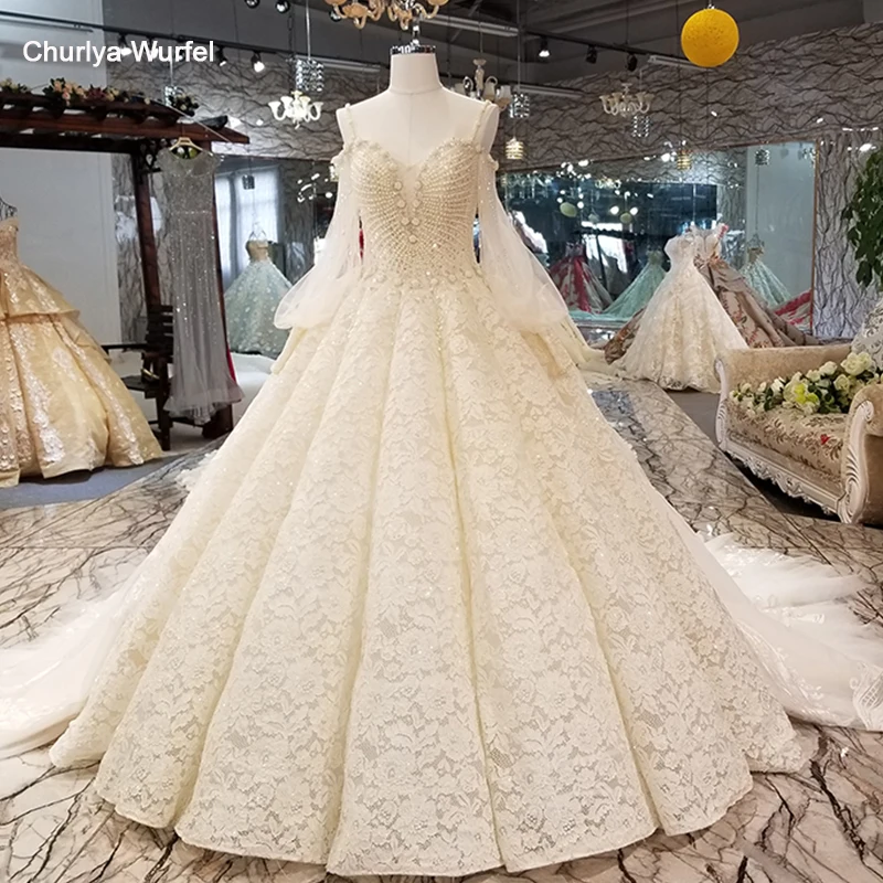 LS3525 свадебное платье с рукавамиспагетти ремни тяжелым бисером возлюбленной