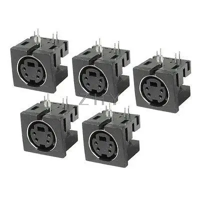 5 шт. ремонтная часть женский мини 4 Pin Din S Jack DVD соединительные