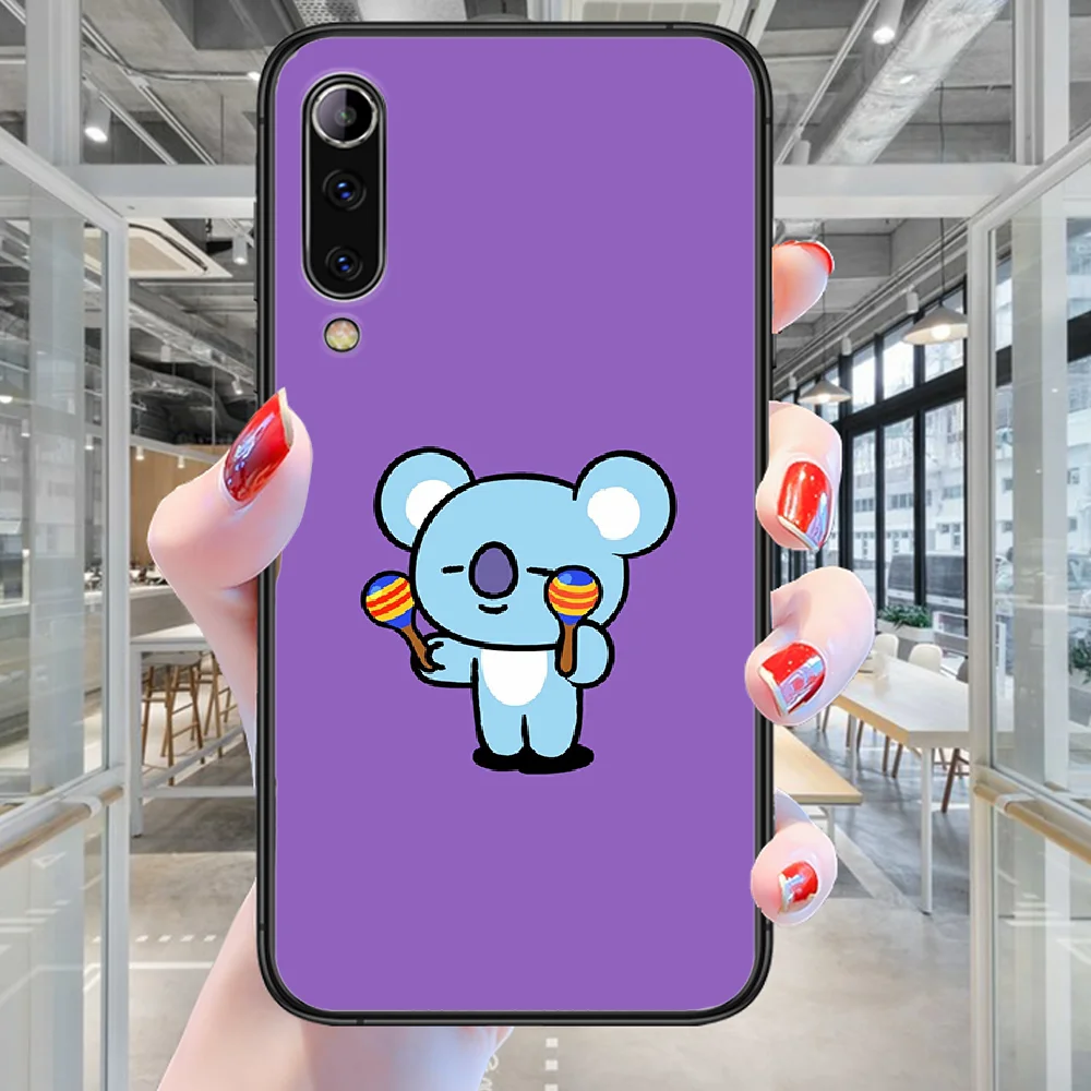 

Cartoon BT Cute 21 Phone Case For Xiaomi Mi Note 10 A3 9 MAX 3 A2 8 9 Lite Pro Ultra black Shell Silicone Bumper Trend Hoesjes
