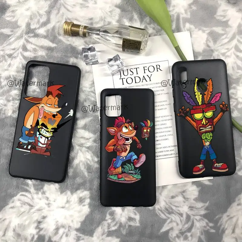 

Game Crash Bandicoot Phone Case For Samsung A12 A32 A71 4G 5G A10 A20 A21 A40 A50 S A51 A52 A70 A72 Silicone Funda