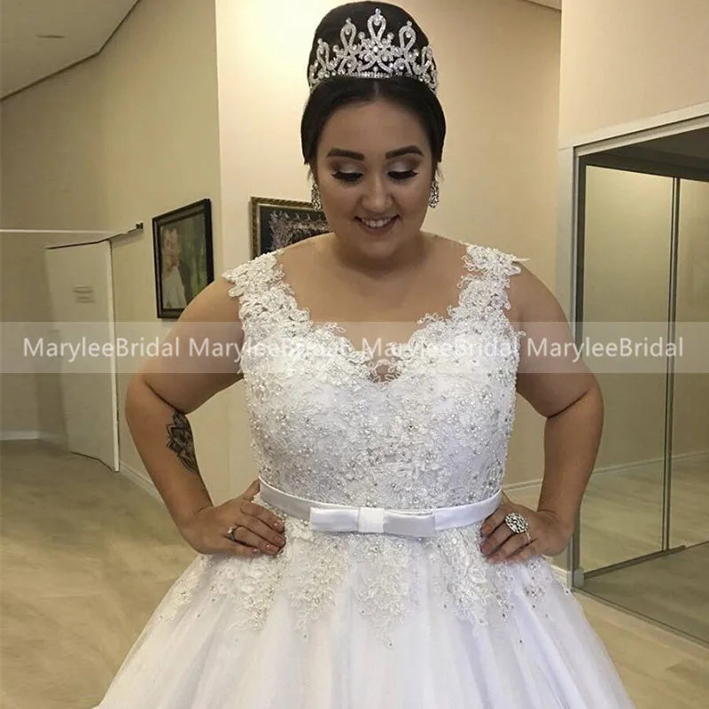 Свадебное платье размера плюс для беременных белое ТРАПЕЦИЕВИДНОЕ свадебное с