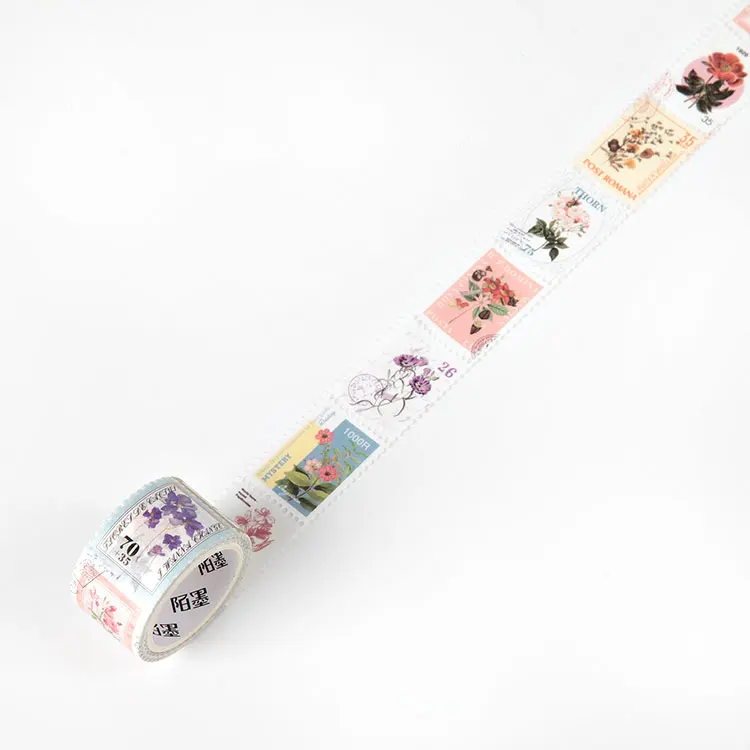 HuaxuZhishi MyPretties винтажные почтовые кофейные растения декоративная маскирующая лента Гриб наклейки для скрапбукинга Сделай Сам васи лента - Цвет: HuaxuZhishi