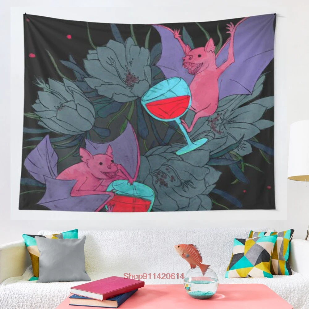 

party bats tapestry Blanket Tapestry Bedroom Bedspread Decoration