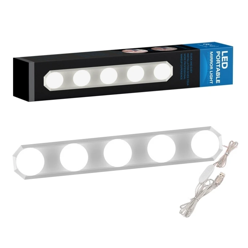 Светодиодные лампы для макияжа с USB-портом и регулируемой яркостсветильник |