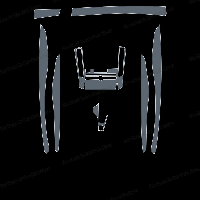 

Lsrtw2017 Transparent TPU Car Protective Film gear dashboard GPS navigation screen Sticker for Infiniti qx50 2018 2019 2020