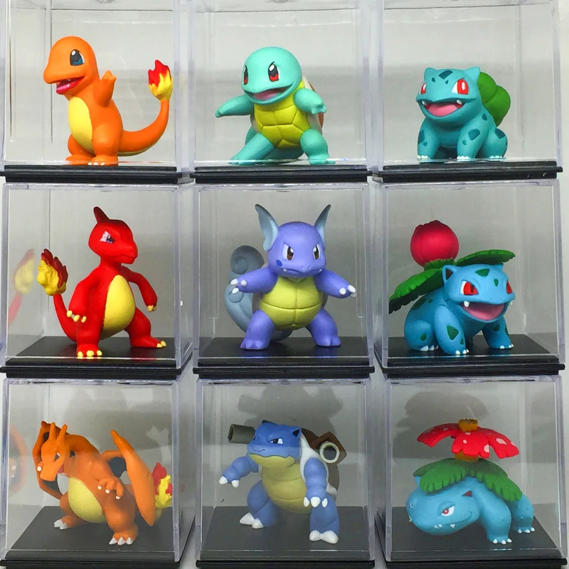 TAKARA TOMY настоящая фигурка покемона MC первого поколения Bulbasaur Ivysaur Charmander Squirtle Charizard