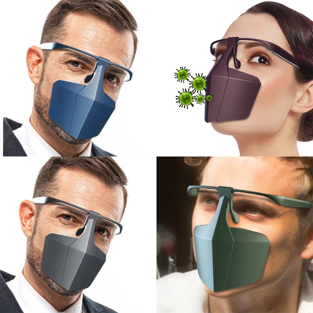 Fashion Face Mask Anti-splash mouth nose Cover Spray Protective Equipment reusable plastic |