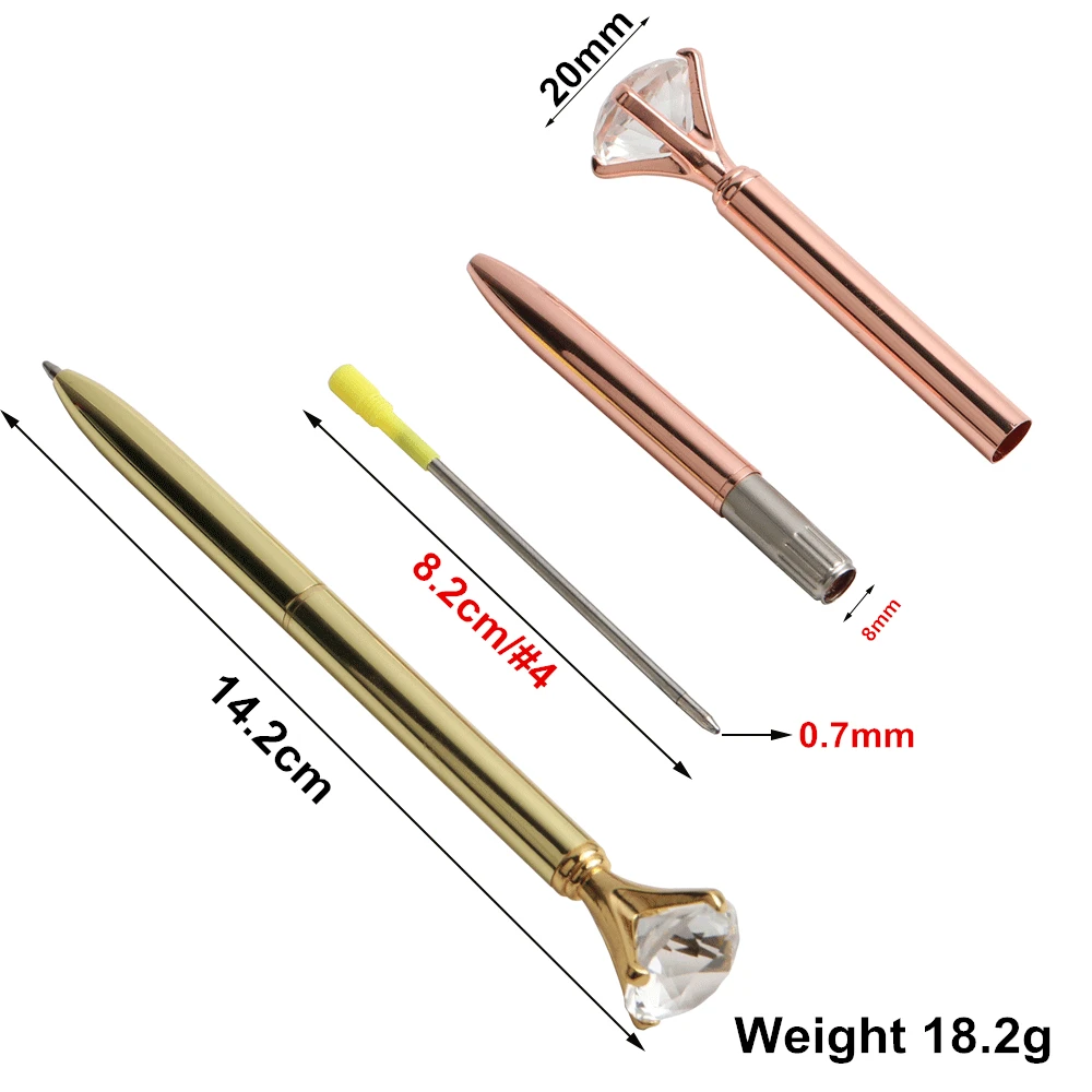 Шариковая ручка с большим флеш-накопитель со стразами металлические стержни для