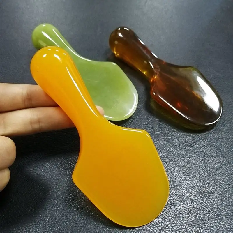 Смола пчелиный воск гуашь скребок для тела меридиан слом массаж гуаша Детокс