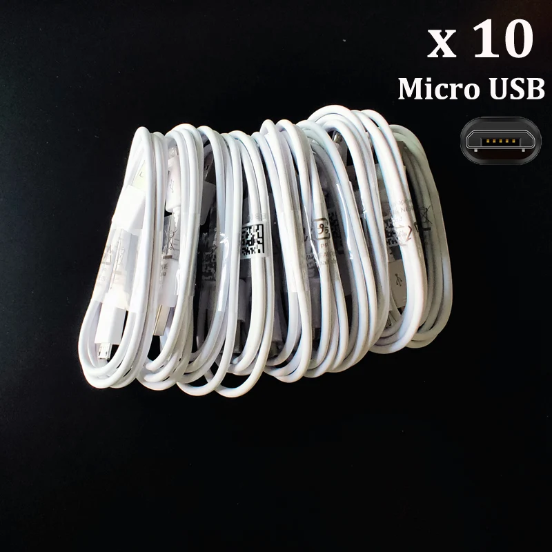 

For Android Mobile Phones Fast Charge 2A Micro USB Cable For Samsung A7 2018 A5 A7 A3 2016 J3 J5 J7 2017 A10 M10 10Pcs USB Cable