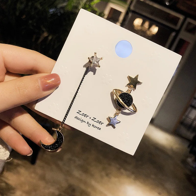 LEGENSTAR модные серьги капельки для женщин Талисман Планета длинные висячие