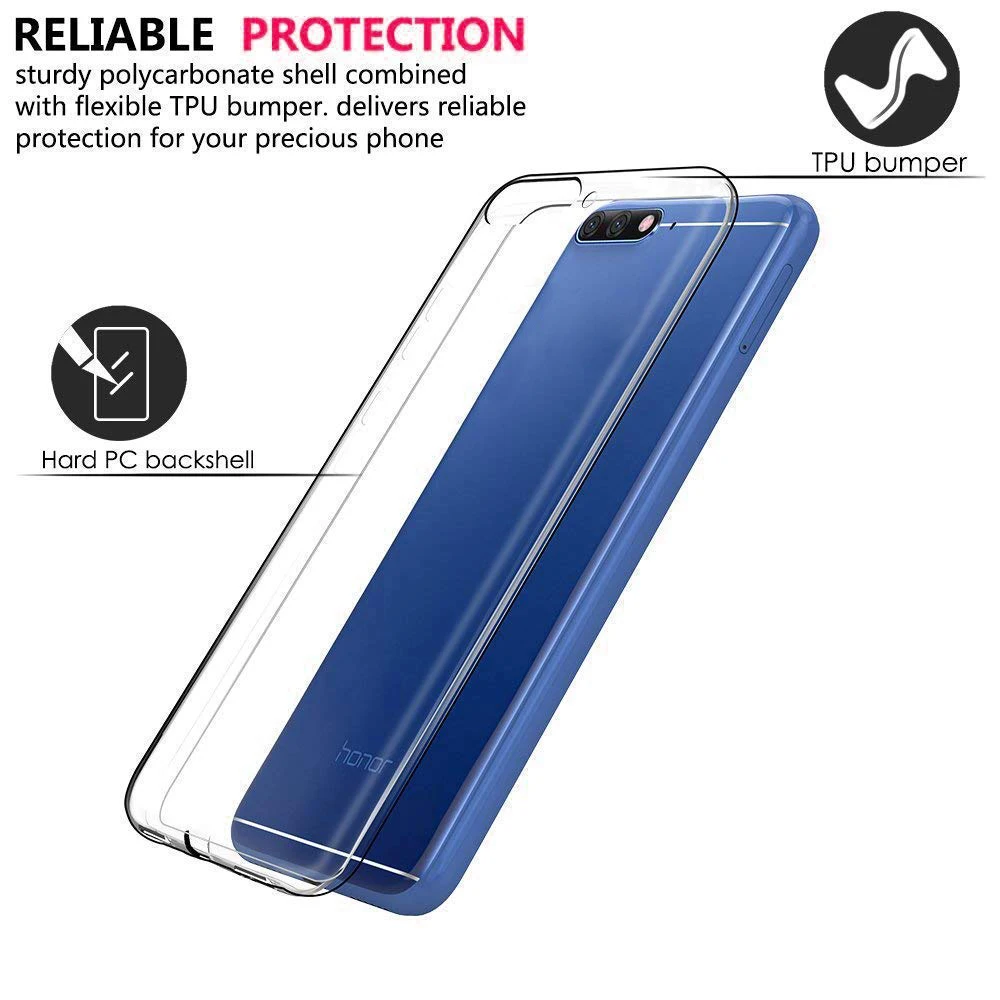 Силиконовый чехол для телефона Huawei Y6 2018/Honor 7A прозрачный мягкий ТПУ задней панели