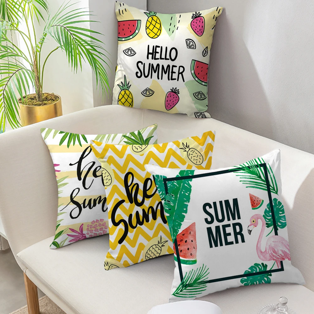 Чехол на подушку для дивана Fuwatacchi креативный ананас не хлопок свадебное