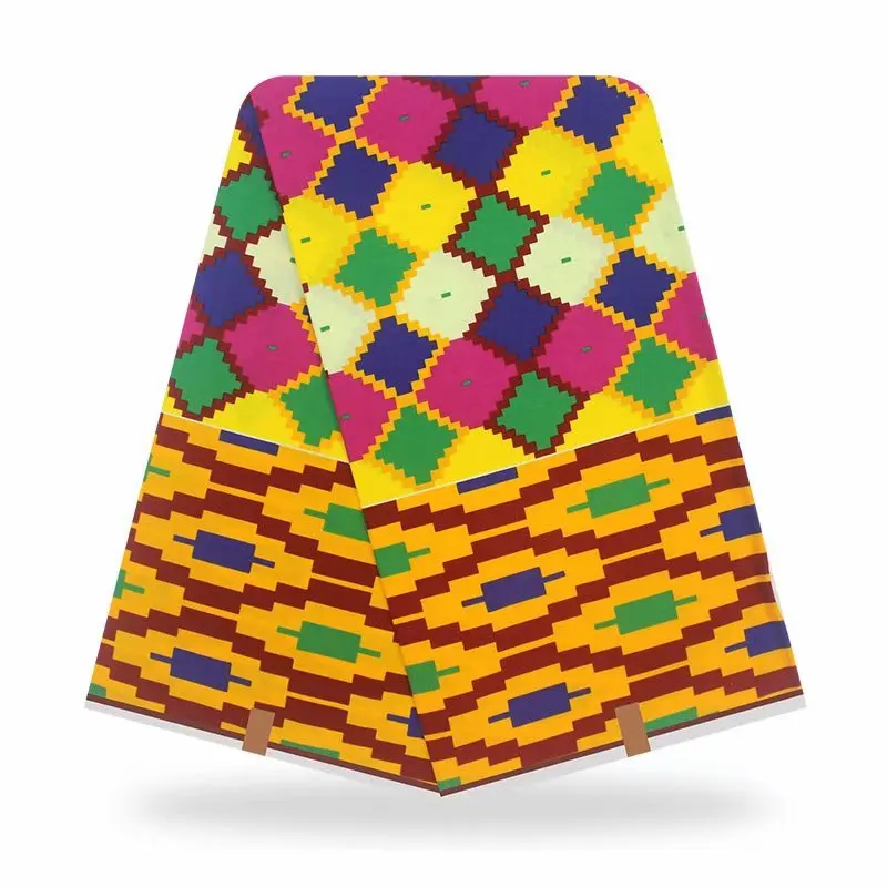 Новая африканская ткань с восковым принтом для свадебного платья 100% хлопок