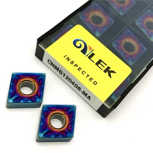 Карбидная вставка CNMG120408 MA, внешний токарный инструмент, нано-покрытие, токарная вставка, стальные детали, обработка, режущий инструмент с ЧПУ