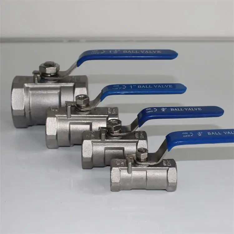 Высокое качество резьбовой шаровой кран из нержавеющей стали 304 санитарный 1/4 3/8