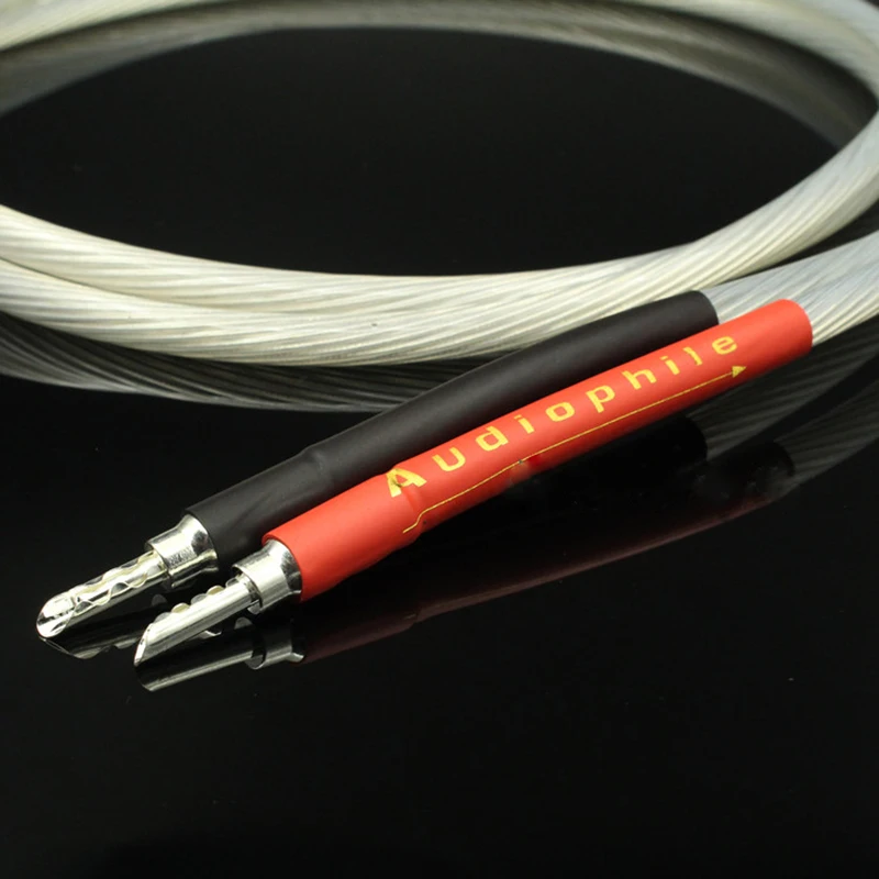 Colleimage Hifi 5N OCC серебристый динамик кабель hifi аудио провод акустический