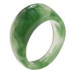 Кольцо женское, прозрачное, из ацетатного акрила, разноцветное