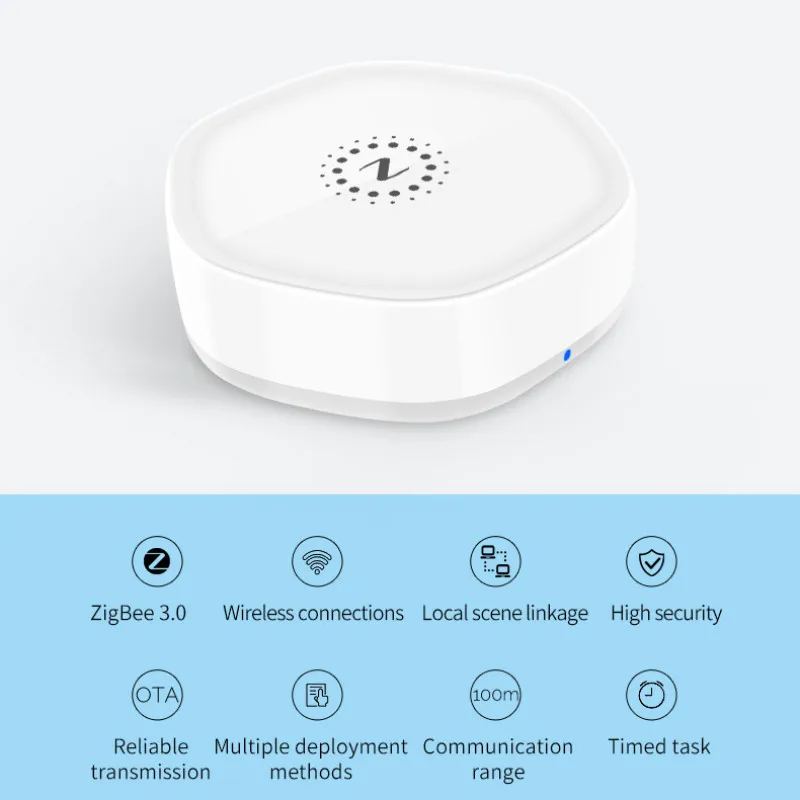 

Tuya ZigBee WiFi Smart Gateway Hub Smart Home Bridge Wireless Remote Controller Alexa Google Home Smart Life APP