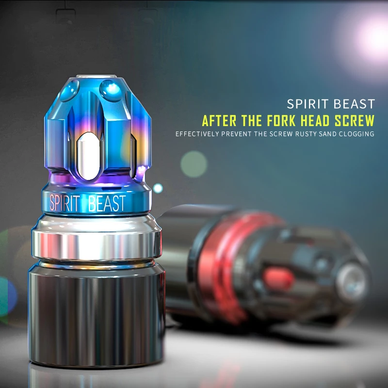 

SPIRIT BEAST Motorcycle Accessories Personalized Screw Cap Electric Car Creative Decorative Screw Cover Motorbike Modeling