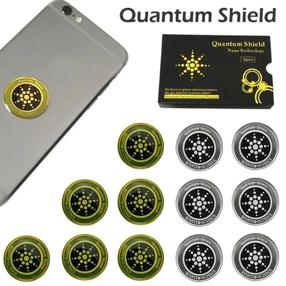 6Pcs Shield Sticker Mobile Phone For Cell Anti Radiation Protection from EMF Fusion Excel Anti-Radiation | Мобильные телефоны и