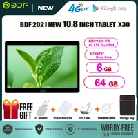 10 8 inch deca core android 8 0 pro tablet pc 6gb64gb 4g lte phone sim cards phone call 25601600 ips gps wifi bluetooth tablet