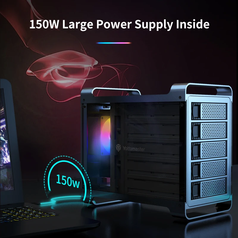 Yottamaster 4 Bay Aluminum 2.5