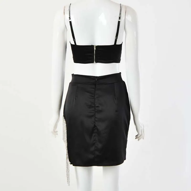 Женский Блестящий спортивный костюм с блестками ночная одежда Beyprern элегантные