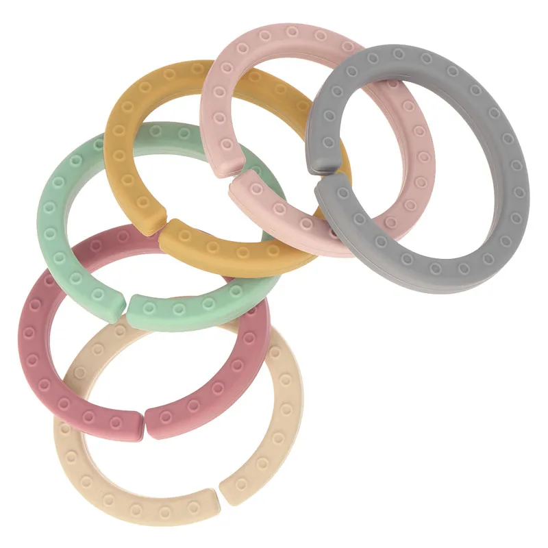 

1 комплект, силиконовый браслет для прорезывания зубов