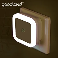 goodland led night light sensor control night lamp energy saving led sensor lamp eu us plug nightlight for children kids bedroom