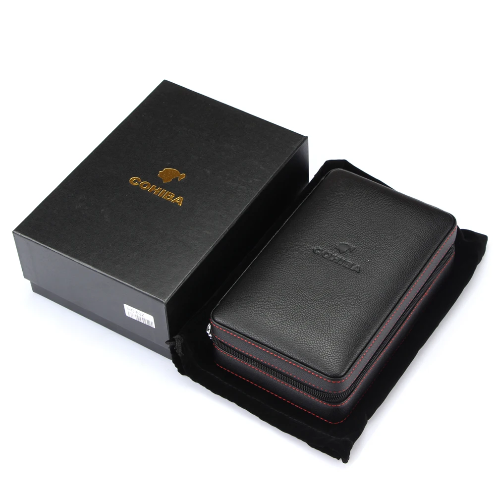 Дорожный чехол для сигар COHIBA хьюмидор уличных кожаная коробка аксессуары из
