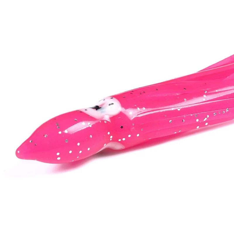 

6pcs/set Soft Squid Fishing Lures Artificial Shad Bait Fishing Jigs Head Silicone Outdoor fishing Tackle Random Color