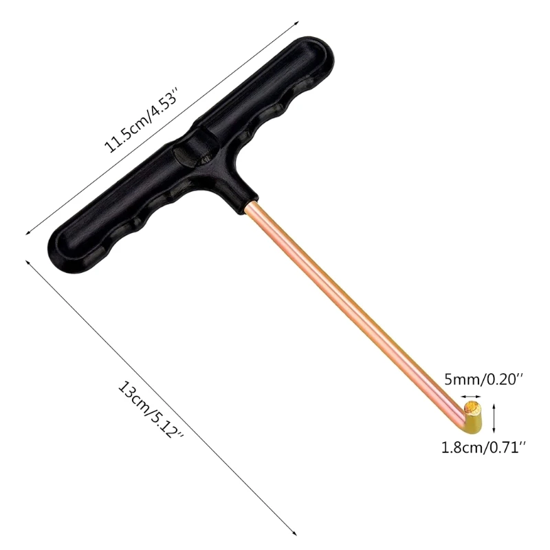 

2Pcs 13cm Trampoline Spring Pull Tool T-Hook for Outdoor Mat Trampoline Install Your Jump Pad Hand Pull Tool