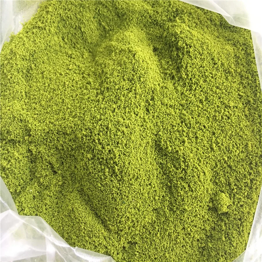 Порошок дерева для архитектурных моделей 30 г желто зеленый зданий поездов Хо