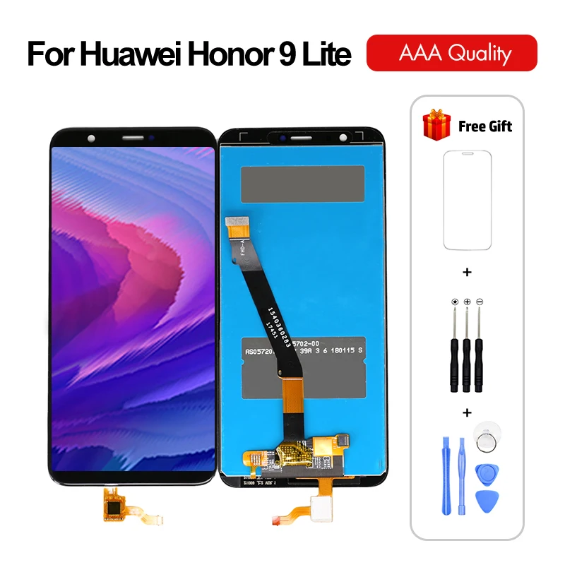 ЖК дисплей для Huawei Honor 9 lite сенсорный экран в сборе с подарками|Экраны мобильных