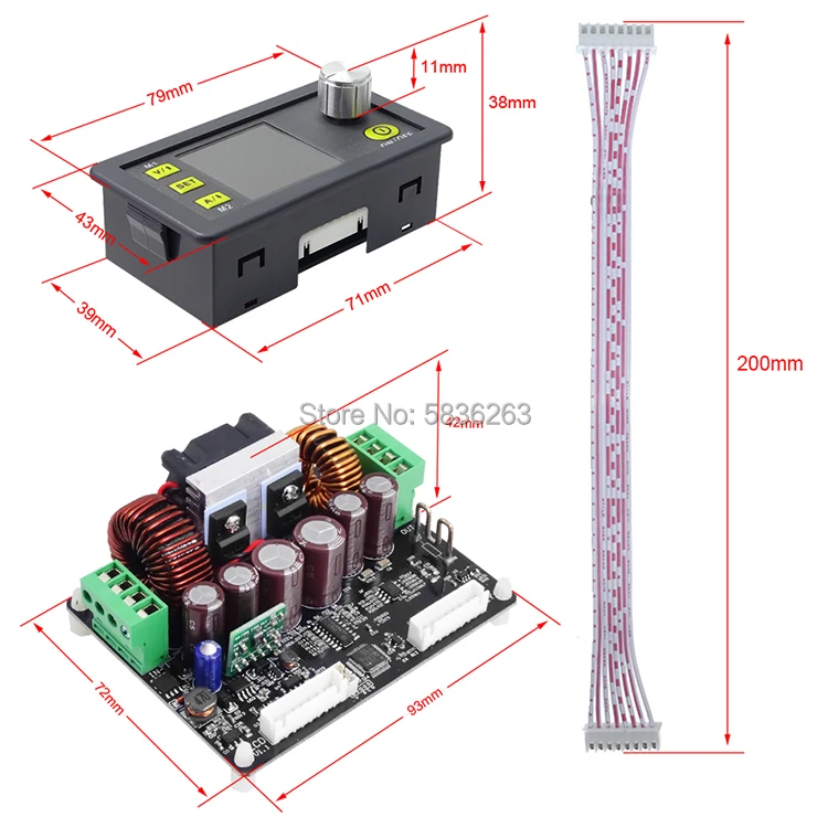 DPH5005 USB Bluetooth понижающий регулятор постоянного тока с постоянным напряжением