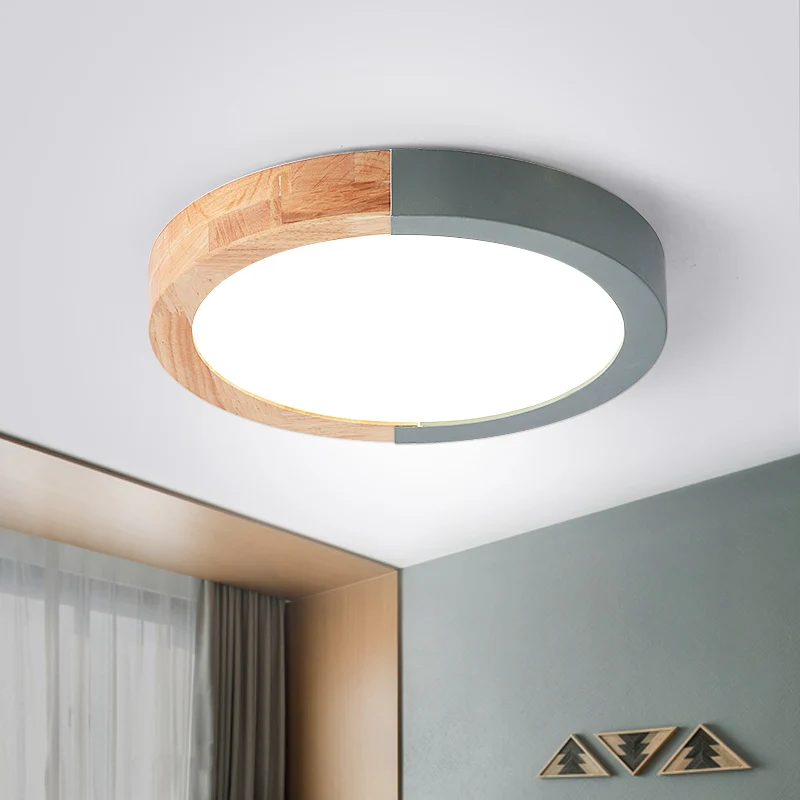 Светодиодный потолочный светильник для гостиной современный круглой формы дома