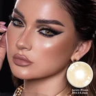 Контактные линзы для глаз, цвет серый, 2 шт.пара