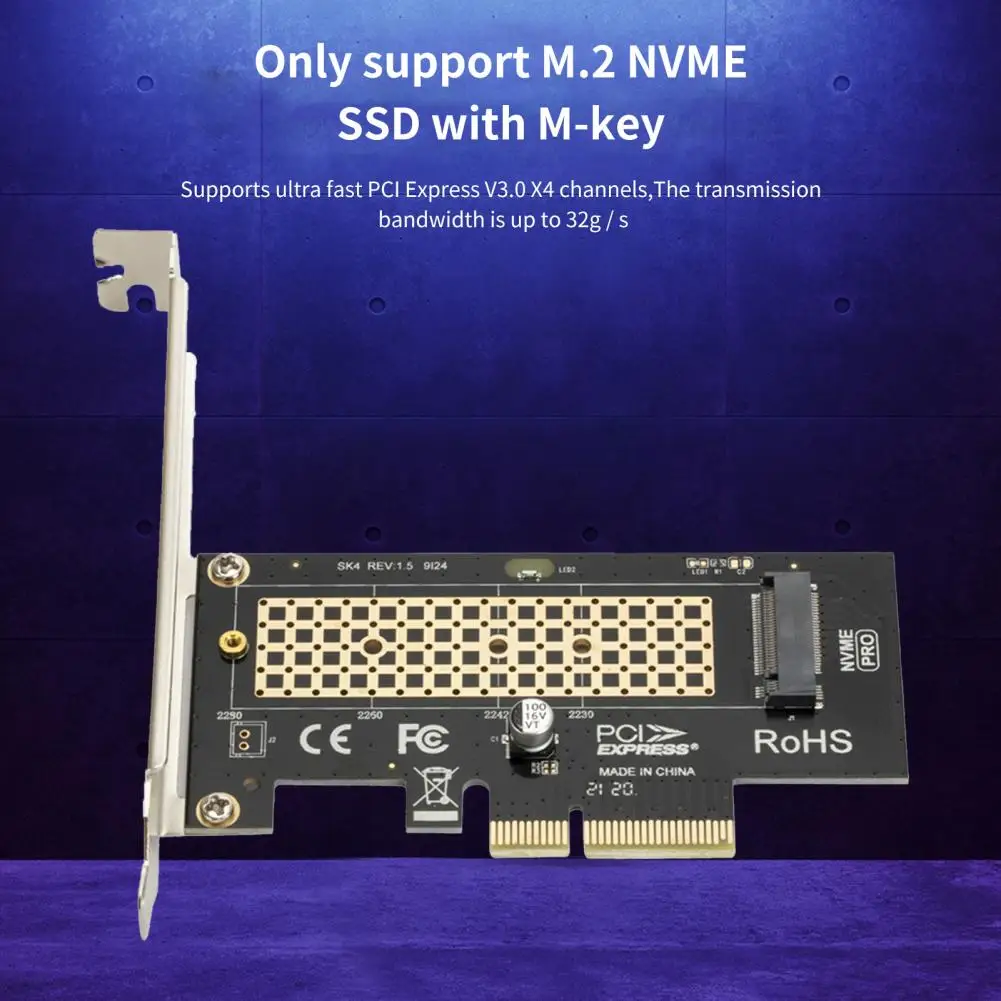 Легкая удобная карта переходника M.2 NVMe SSD на PCIE 3 0 X1 X4 X8 X16 полезная адаптера