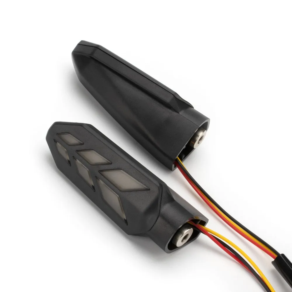 

2x Motorcycle LED Turn Signal Amber Light Indicator Blinker Tail Lamp For Honda