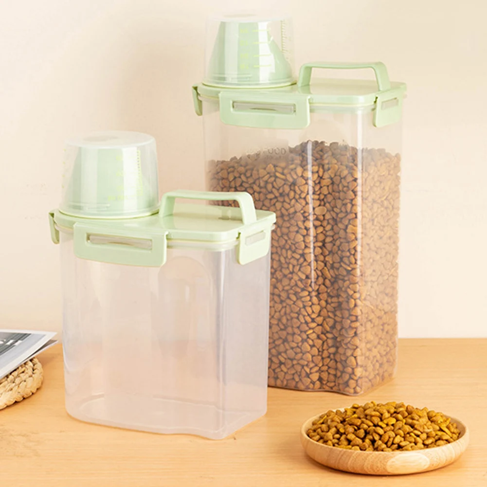 Пластиковая кормушка для домашних животных Еда контейнер собаки кошки большой