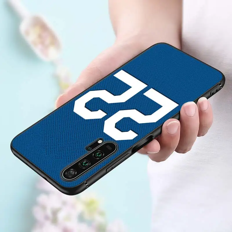 Черный силиконовый чехол Баскетбол 23 24 счастливый номер для huawei Honor 10i 9X8X20 10 9 Lite 8 8A 7A 7C Pro Lite чехол для телефона