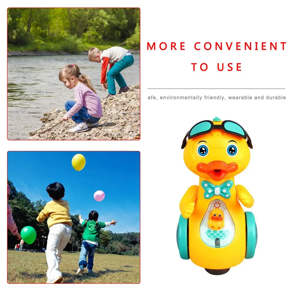 

Electric Universal Bubble Machine Cartoon Duck Aerosol Music Light Toy Automatic Blower Children's Toy