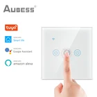 Умный светильник ель AUBESS Tuya с поддержкой Wi-Fi, без нейтрального провода, 1234 клавиши